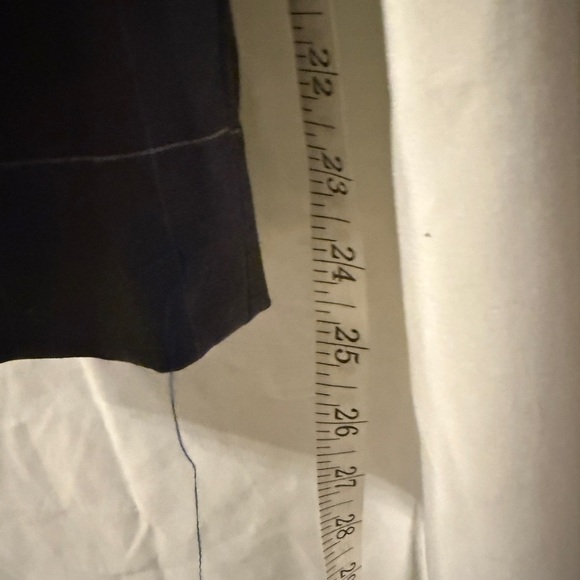 Banana Republic gray plaid wide leg cropped pant size 12 - Picture 6 of 7